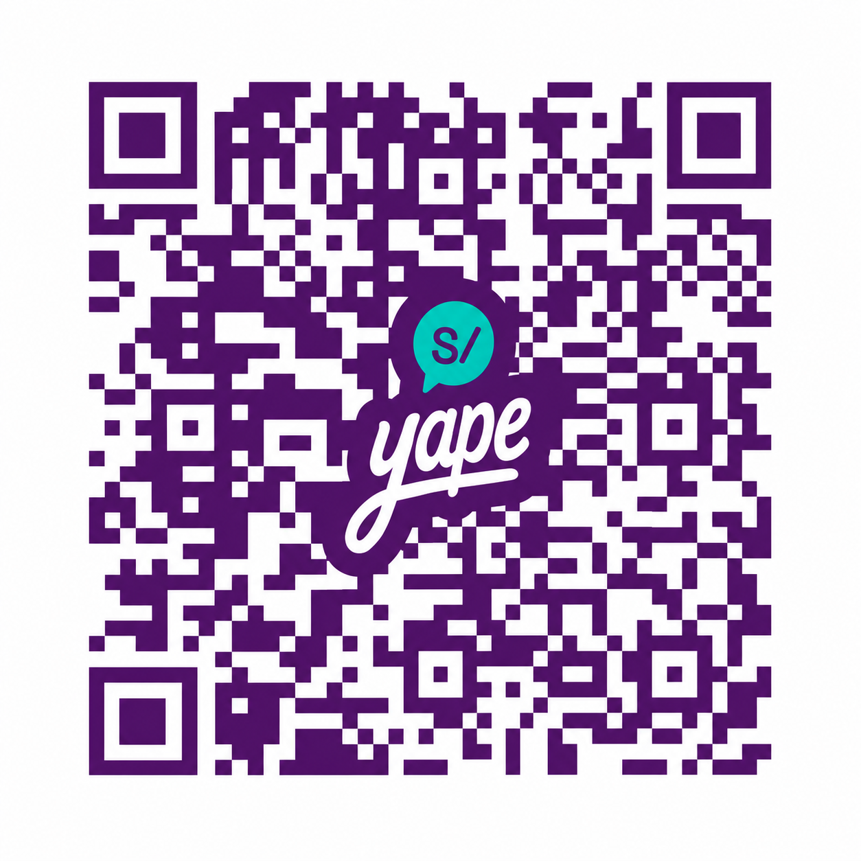 Código QR de Yape para la inscripción